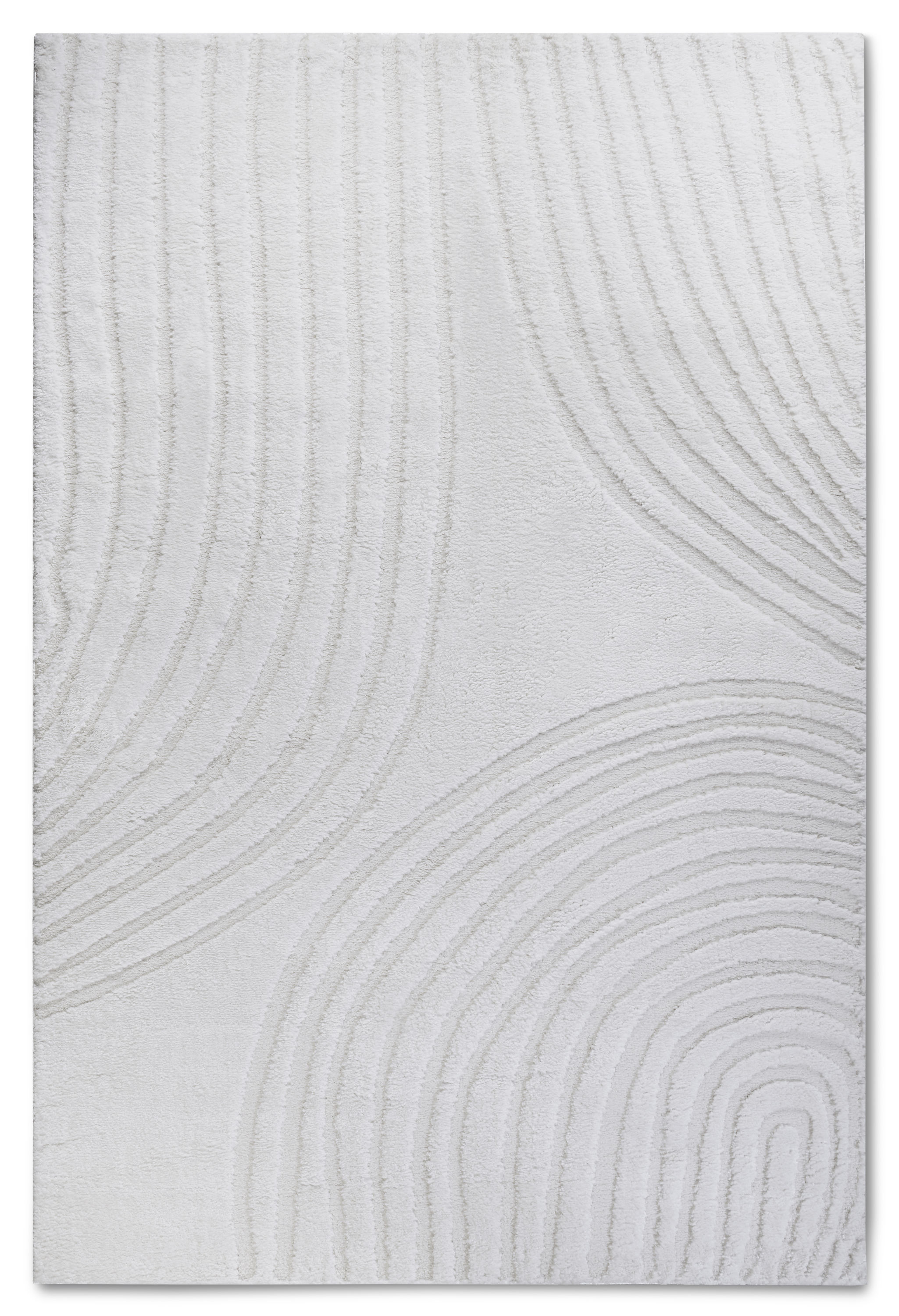 Teppich Modern Hochflor Gallery 106086 Weiß