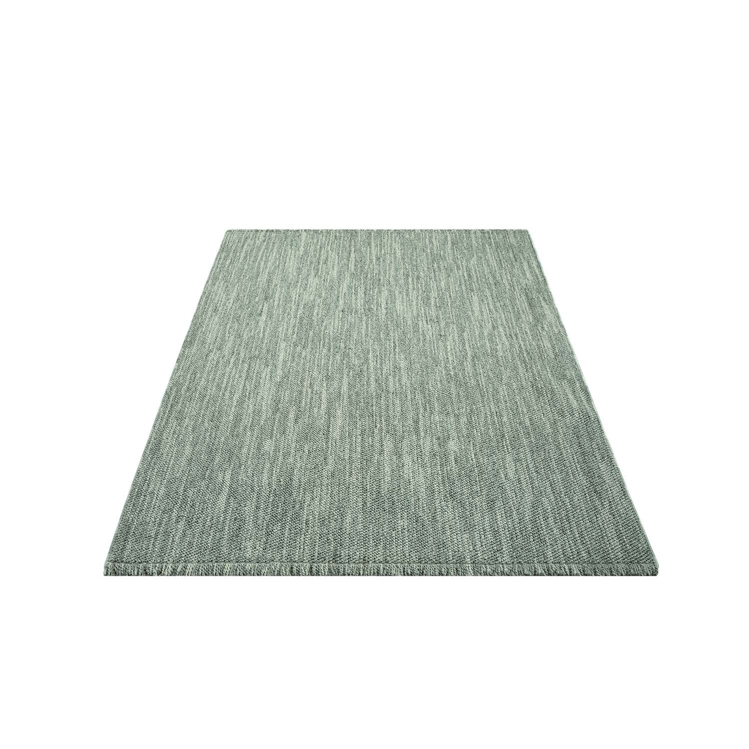 Teppich Wolle Optik Gruen 160x230 6