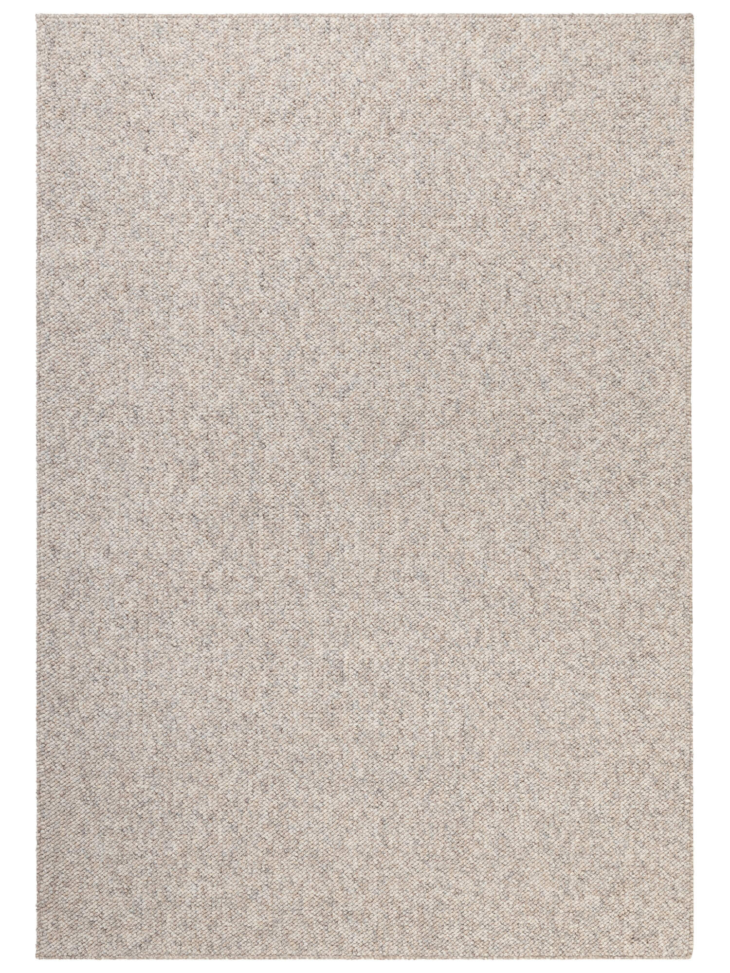 Waschbarer Teppich Wolle Optik Rocco 6230 Hellbeige
