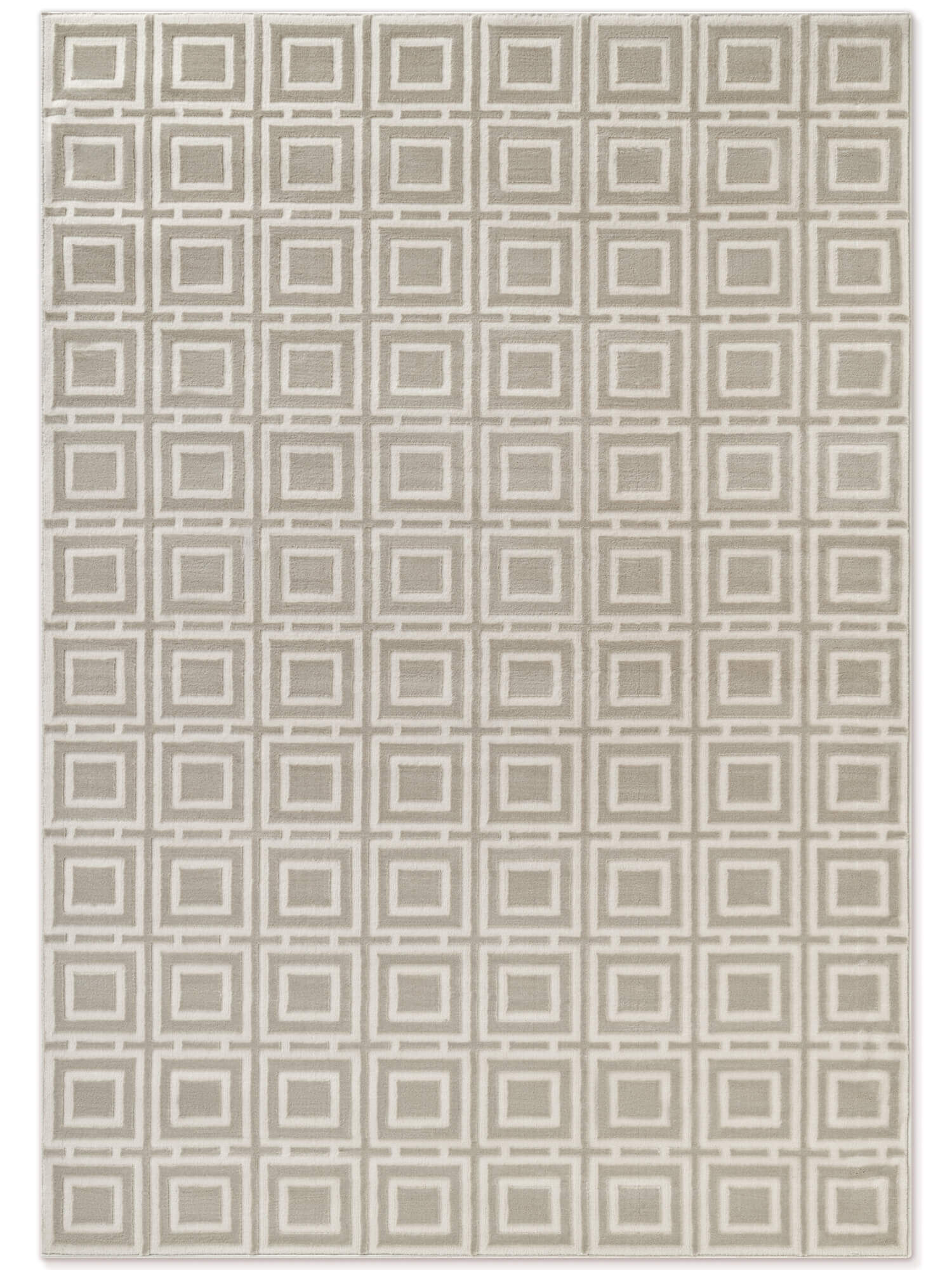 Teppich Kurzflor Modern Perles 106191 Beige