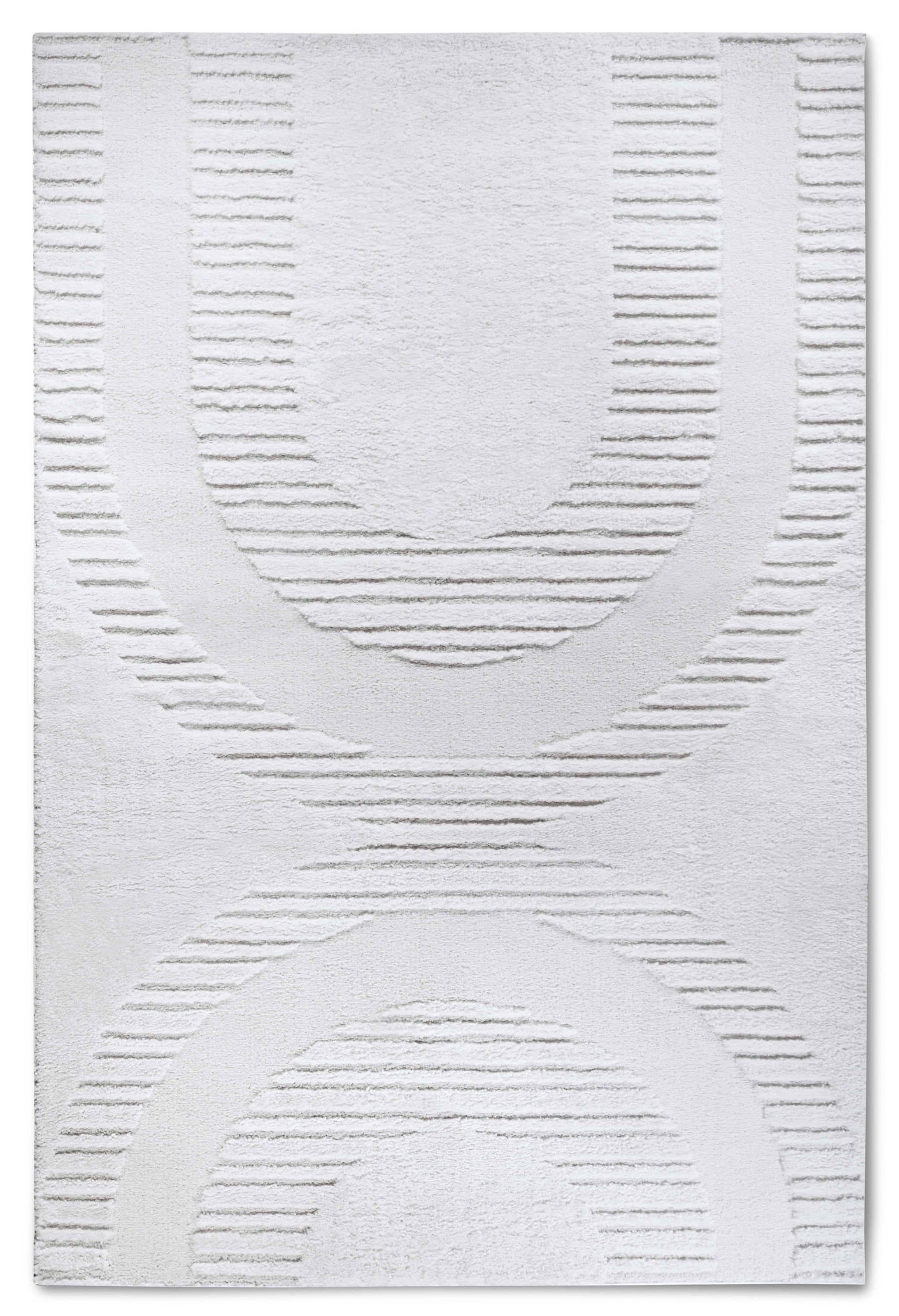 Teppich Modern Hochflor Gallery 106089 Weiß