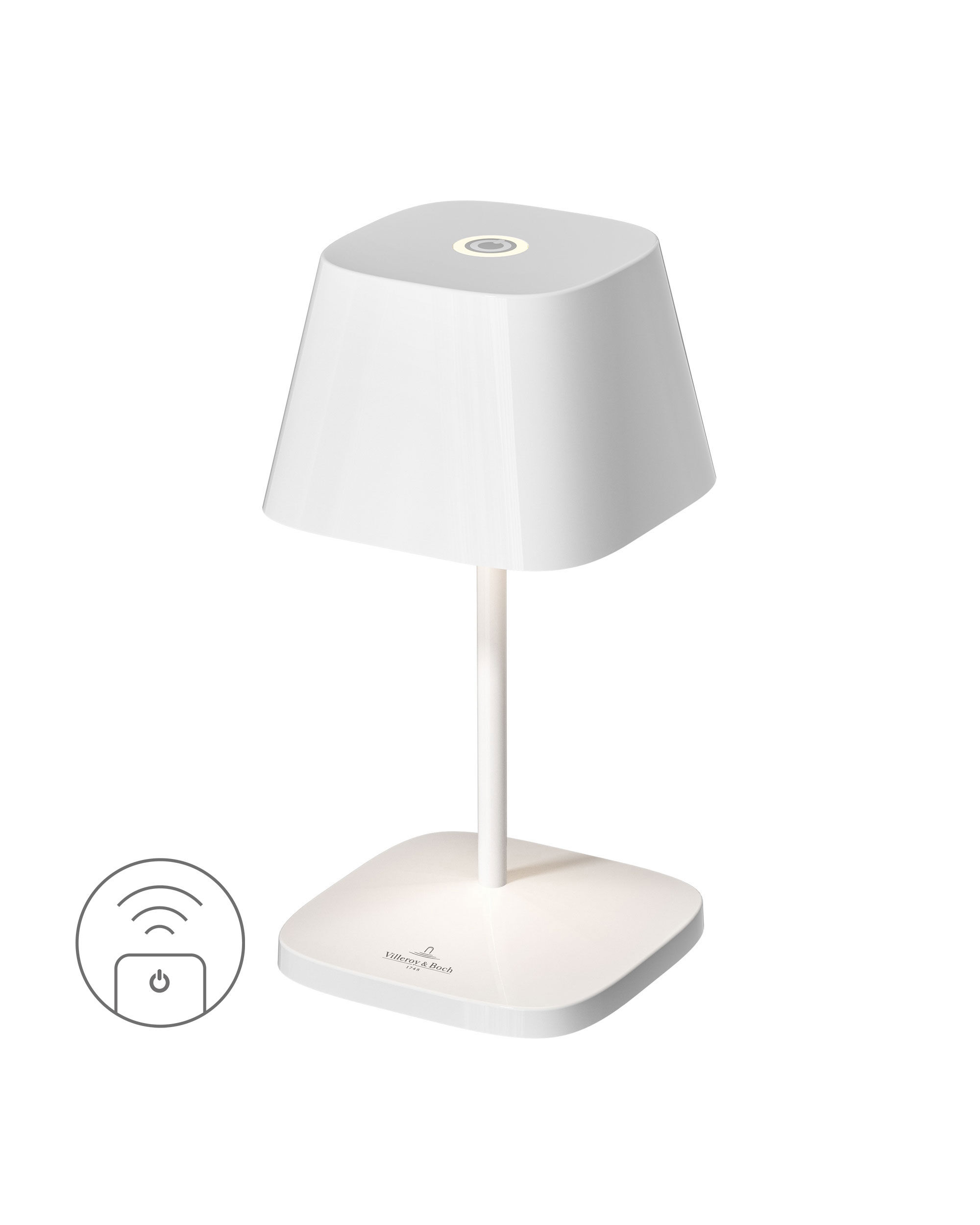 Villeroy & Boch NEAPEL RC Keramik Akku-Tischleuchte In- & Outdoor